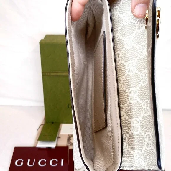 Gucci Envelope Flap Ophidia Pochette Crossbody - Picture 5 of 5